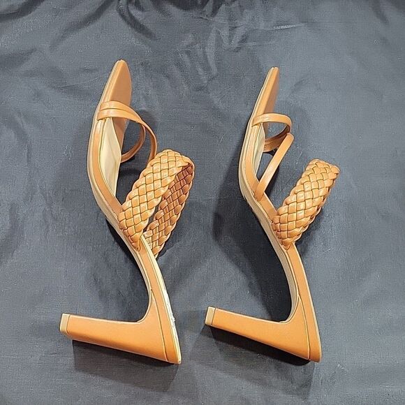 NEW WOMEN'S BRAIDED HEELED MULES SQUARE TOE BLOCK HEEL SANDALS CARMEN BY… - Picture 11 of 16